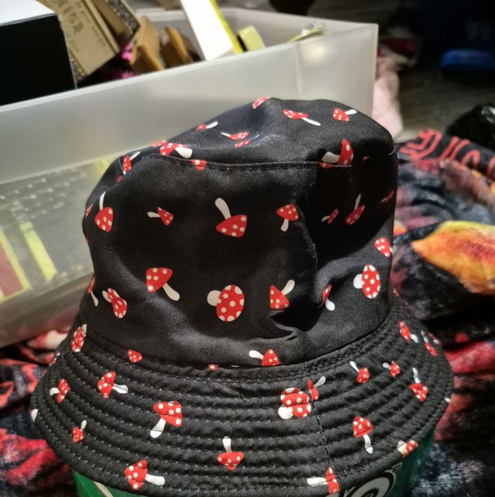 Kids' Mushroom Pattern Bucket Hat